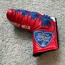 Scotty Cameron Scotty Hills Putter Headcover Red/Blue Beverly Hills CA