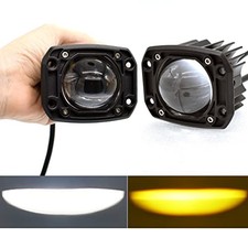 2pcs 3 Inch Flush Mount LED Cubes Pod Lights Off Road Driving 2 pcs Square