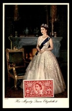Mayfairstamps Gran Bretagna Regina Elisabetta II cartolina massima aax_12411
