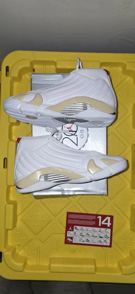 Talla 9W/7.5M Jordan 14 Retro Lino, Nuevo OG Todo, Incluye Tarjeta Jordan Foto 2 de 4