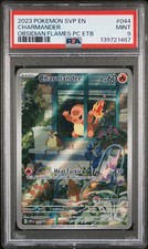 2023 POKEMON OBSIDIAN FLAMES POKEMON CENTER ETB PROMO SVP #044 CHARMANDER PSA 9