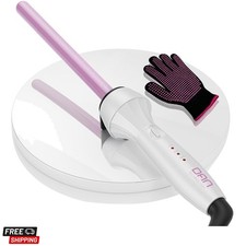 Curling Iron, 1/2 inch, Thin Curling Wand, Adjustable Temperature, Tourmaline...