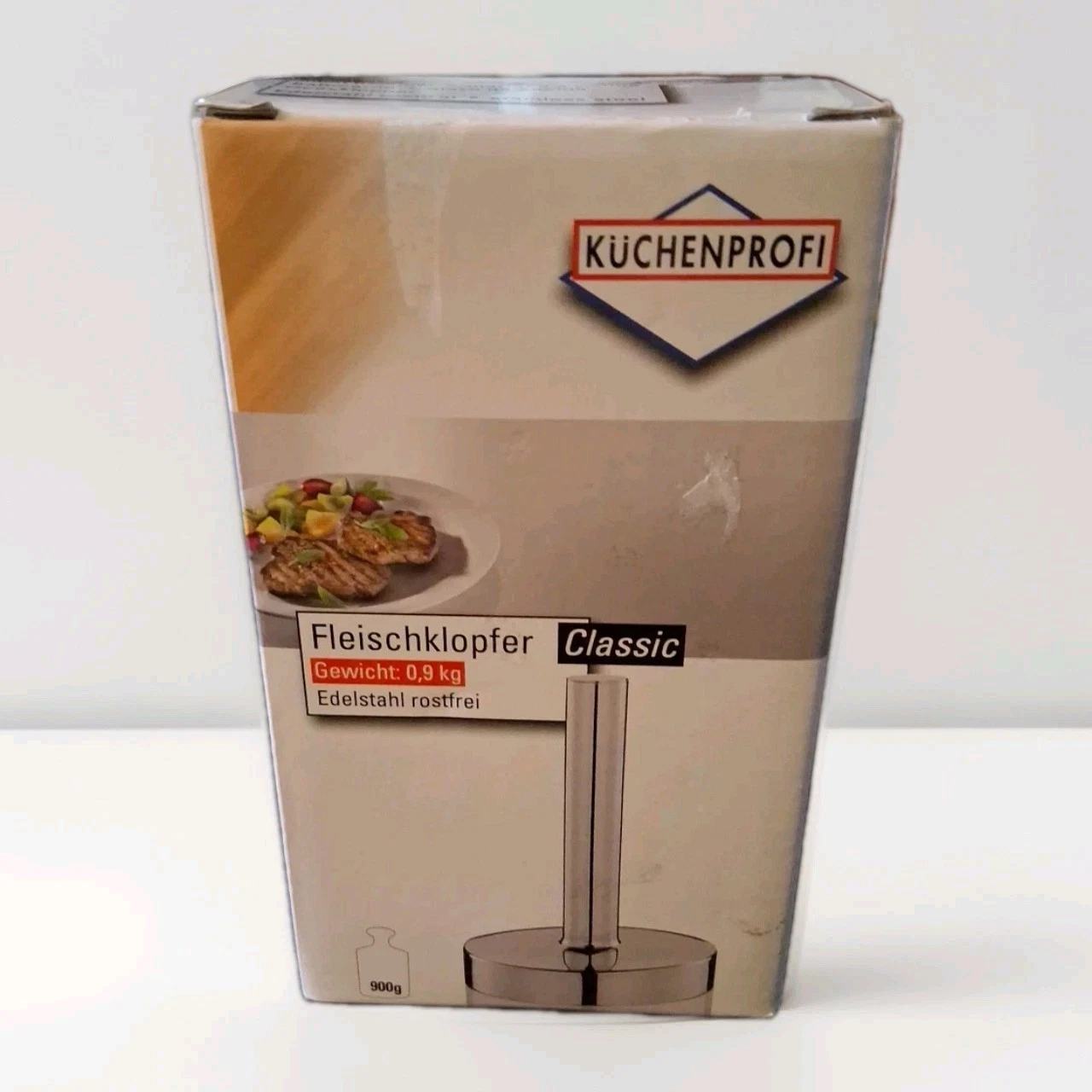 Kuchenprofi 18/10 Stainless Steel Meat Pounder, 3.15" x 4.5" 2 lb