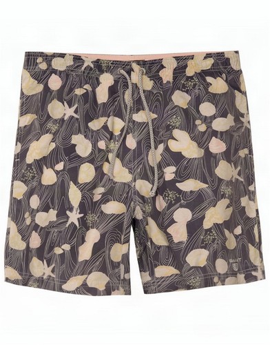 Gant, Gant Mens Swimming Shorts Medium Blue Floral GZ04