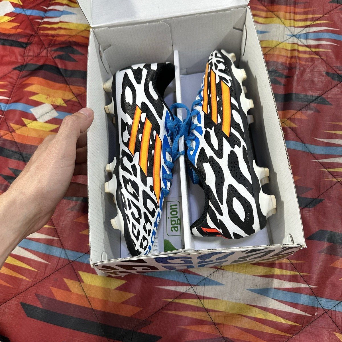 Adidas F5 FG Lionel Messi WC Soccer Cleats m19865 Youth Size 5