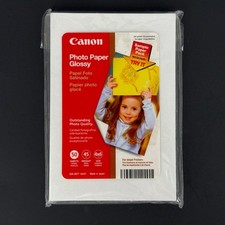 Canon Glossy Photo Paper 50 Sheets 4x6 For Inkjet Printer NEW