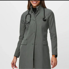 NWT FIGSPRO High Collar Lab Coat Size Large