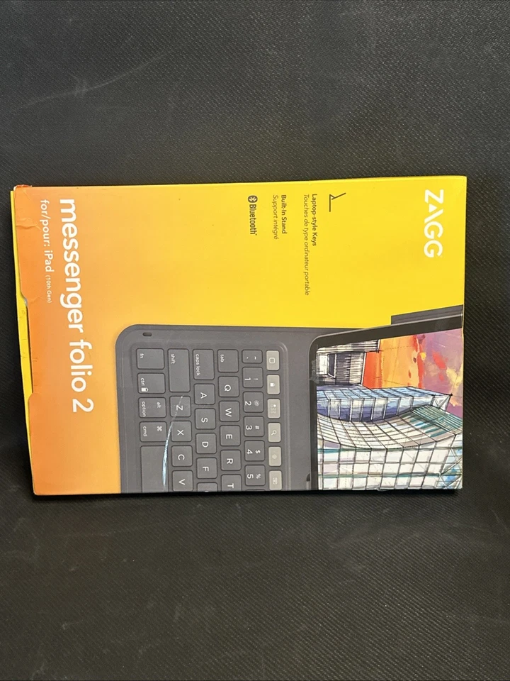 ZAGG Keyboard: iPad 10th Generation Messenger Folio 2 OPEN BOX - Image 3 of 4
