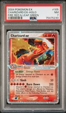 2004 Pokemon EX Fire Red & Leaf Green Charizard EX #105 PSA 7