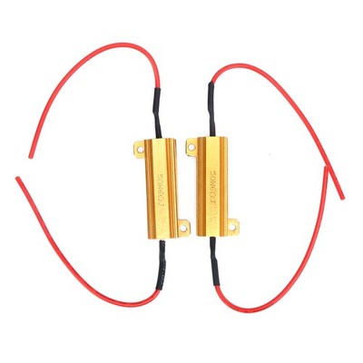 2pcs LED Decoder 50W Anti-Flicker Resistor Für Auto Lampen