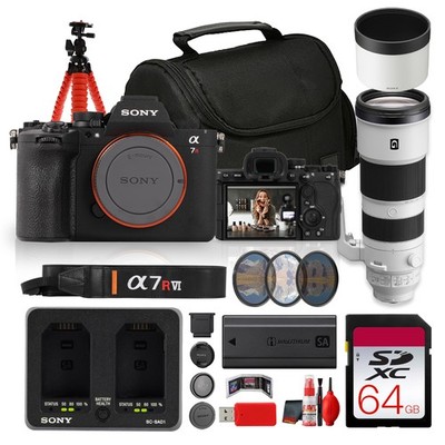 Sony Alpha a7R VI Mirrorless Camera Sony 200-600mm G Lens Bundle