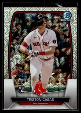 Triston Casas 2023 Bowman Chrome Mega Box Mojo Refractor Card #2