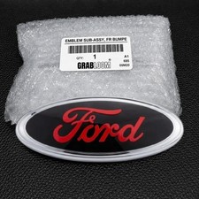 Ford 6 Red Black Oval Emblem Grille Tailgate Badge Replacement Logo Ford 6 Red Black Oval Emblem Grille Tailgate Badge Replacement Logo