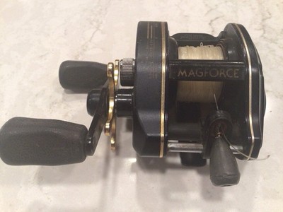 Daiwa HT 1000 Magforce Baitcast Fishing Reel Vintage, Auto Cast, Hi-Speed, RH