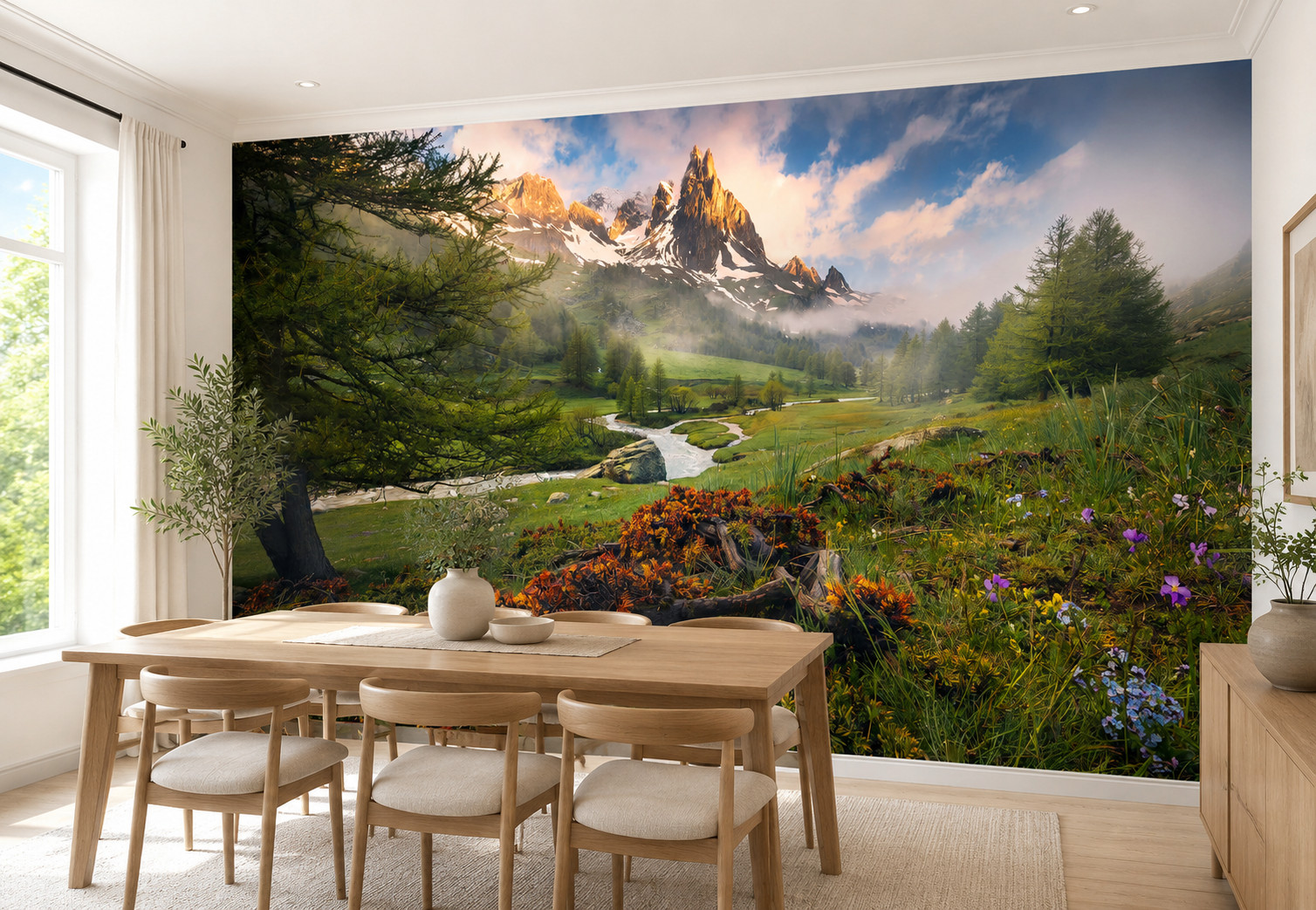 Photo Wallpaper bedroom living room wall mural in giant size 12x8 feet +adhesive
