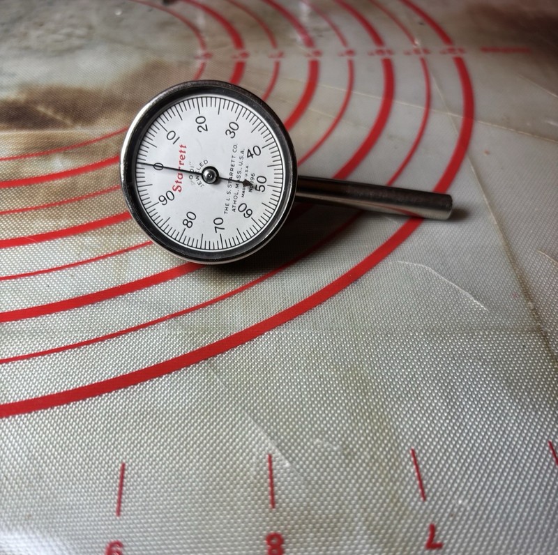 Starrett No. 196 Universal Back Plunger Dial Indicator USA Made