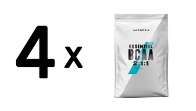 4 x Myprotein Essential BCAA 2:1:1 (500g) Berry Burst (34,98 EUR/kg)