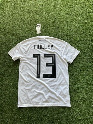 adidas Germany Men's Home Jersey 18/19 Legend Muller #13 Sz M
