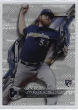 2018 Topps High Tek Pattern 2 Jagged Shapes/Pixels Brandon Woodruff #HT-BW 1s8