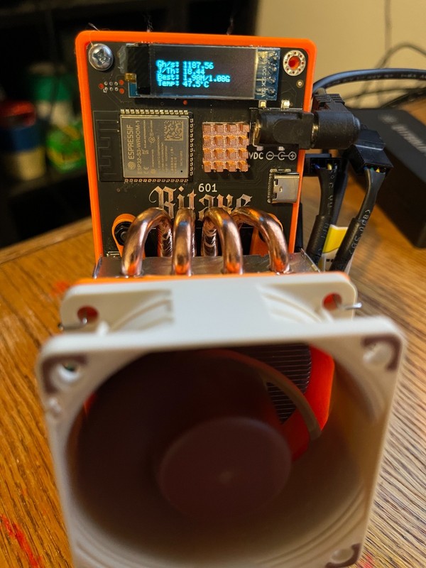 Bitaxe 601 Open Source 1.2TH/S BTC Miner 2.4G WiFi with PSU- Read Below D24D