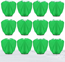 12 Pcs 39.3In X 39.3In Plant Covers Freeze Protection - Winter Shrub Plant Prote