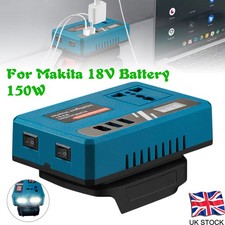Power Inverter for Makita 18V Battery DC 18V to AC 220V Battery Inverter 150W
