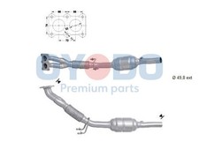 Oyodo Katalysator 10N0004-OYO für VW TOURAN 1T1 1T2 GOLF PLUS 5 5M1 521 CADDY 3