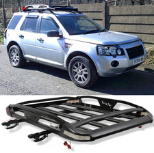 Dachkorb Dachträger Gepäckträger Gepäckkorb w/Licht für Land Rover Freelander 2