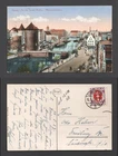 Germany Danzig 1922 Mottlau - Milchkannenturm Postcard. 1.25M Coat of Arms Stamp