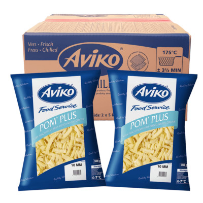 Pommes Frites 10MM AVIKO FRISCH 2x5kg  (3,30  /kg)