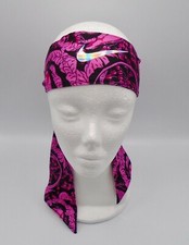 Nike Printed Dri-Fit Head Tie Fireberry/Black/Iridescent Unisex