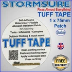 STORMSURE TUFF TAPE 1 x 75mm Camping Awning Tent Repair Waterproof Sticky Patch