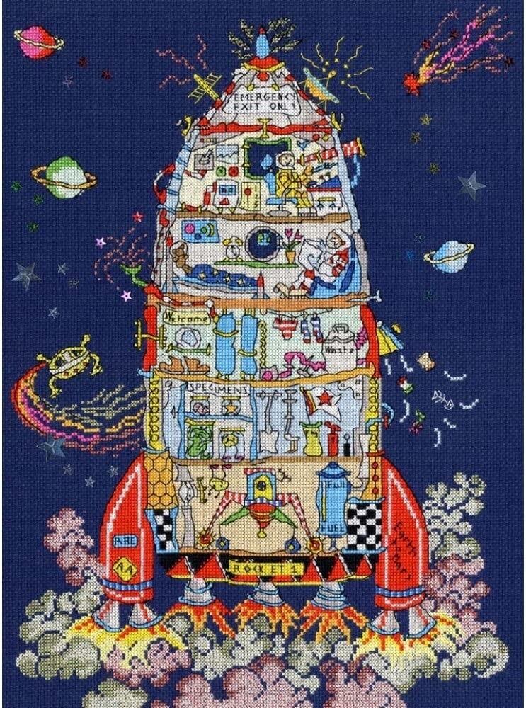 Cut Thru' Rocket - Bothy Threads Cross Stitch