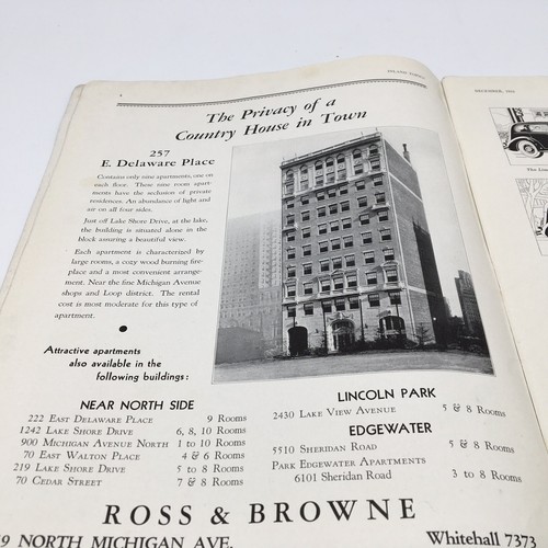 1934 Inland Topics Magazine A Chicago Magazine For The Well Off Art Deco Cubism - Picture 5 of 12