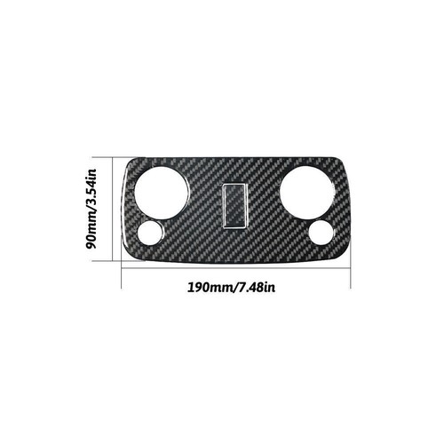 Carbon Fiber Interior Overhead Console Cover Trim For Ford Mustang 2005-2009 - Imagen 3 de 9