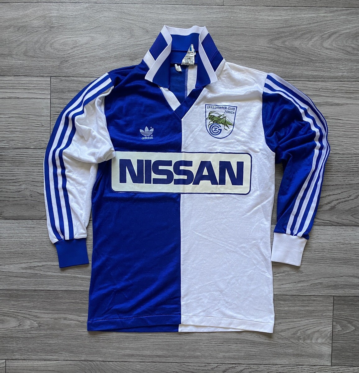 Adidas Grasshoppers Club Zurich 1989-1990 Home Long Sleeve