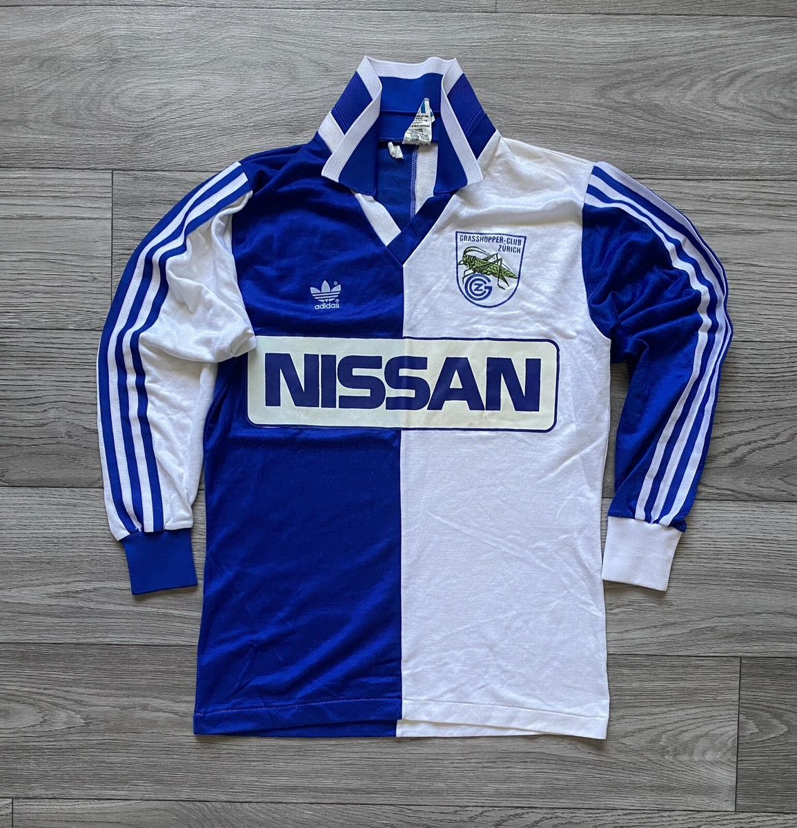 Maillot Grasshopper Club Zurich 2013-14 - Puma, Taille M Adulte (Occasion, Bon état)