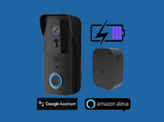 Door Ringer Video Doorbell Wireless 1080HD IR Day Night Vision w