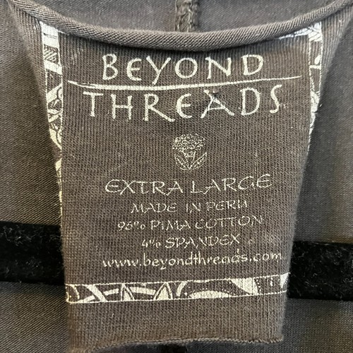 Beyond Threads Womens Peruvian Cotton Cowl Neck Knit Dress Size XL Brown FA EXC - Picture 3 of 8