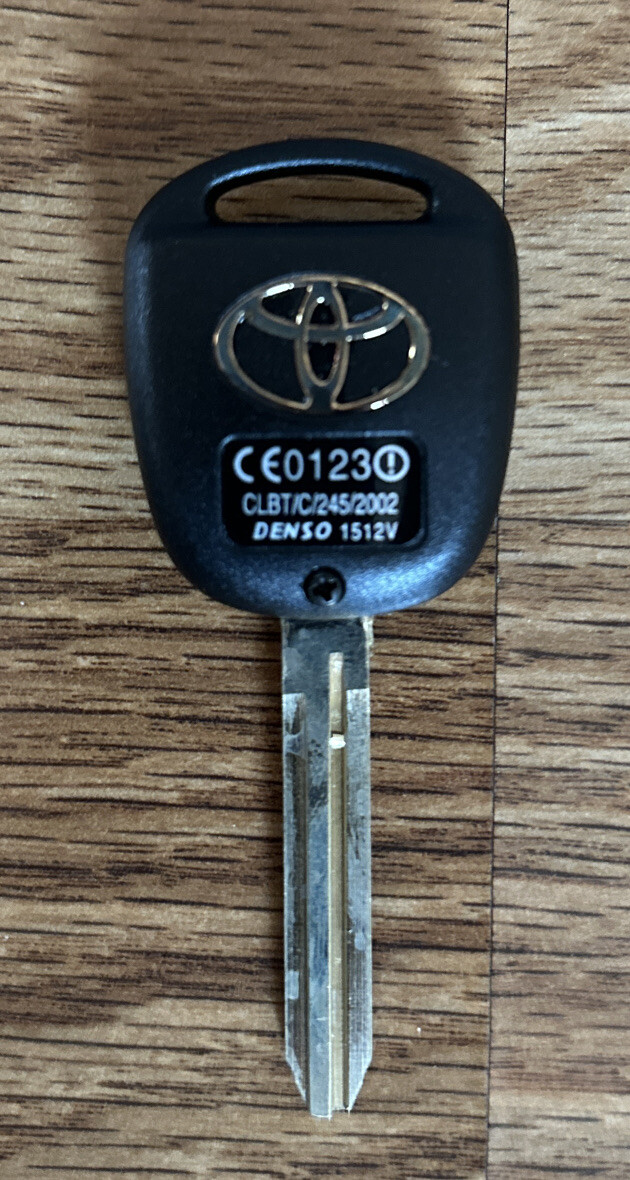 Custodia Chiave Auto In Carbonio Per Toyota Yaris XP9, Corolla E12, MR-2, Celica Verso, Mt-key