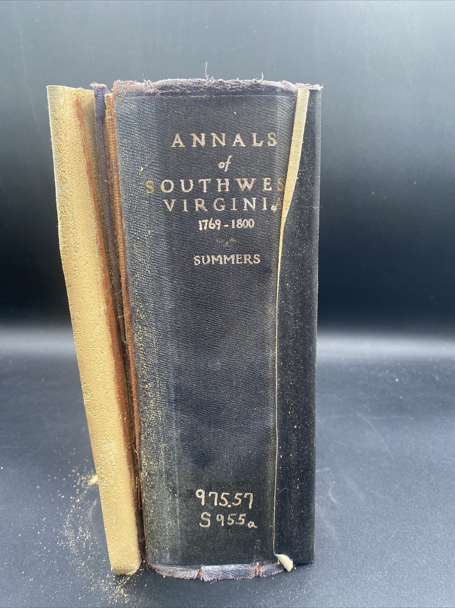 Lewis Preston Summers / Annals of Southwest Virginia 1769-1800