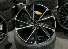 20" Audi RS7 Style Gloss Black alloy wheels & 255/35/20 tyres A6/A5/A7 + More