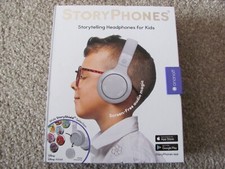 StoryPhones Storytelling Bluetooth Wireless Kids Headphones Intro Bundle Gray