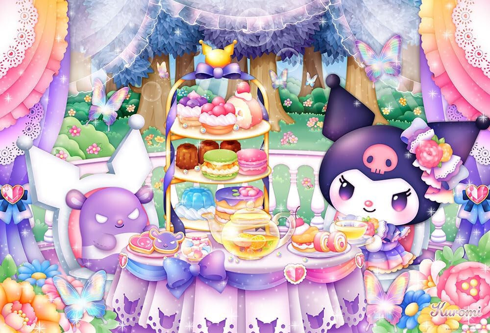 Jigsaw Puzzle SANRIO series Kuromi Tea Time 1000 pieces