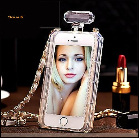 Funda estilo botella de perfume con diseño único ,para Iphone 5 barra 5 _ S