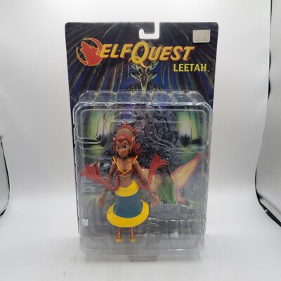 Vintage 2001 ART ASYLUM ELFQUEST LEETAH & FLUTTERWING ACTION FIGURE SET NEW NRFB