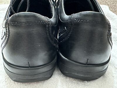 Mephisto Agazio Oxford Shoes Black Leather Casual Men display picture 1