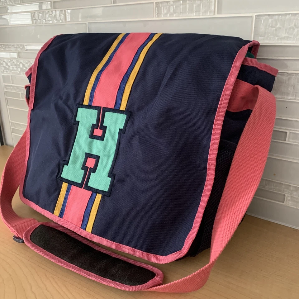 Tommy Hilfiger Colorido Retro Look Multicolor Bolso Mensajero Correa para el Hombro 17x12 Foto 4 de 4