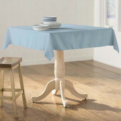 LA Linen Polyester Poplin Square Tablecloth, 58 by 58-Inch. Made in USA