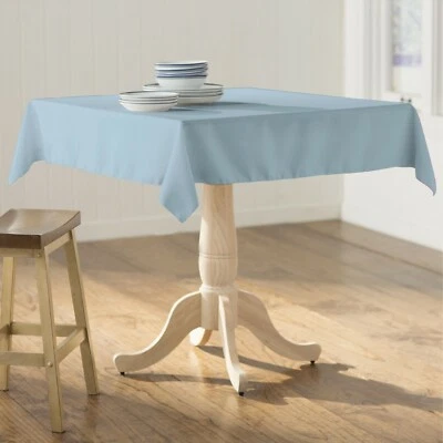 LA Linen Polyester Poplin Square Tablecloth, 58 by 58-Inch. Made in USA